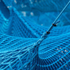 Blaues Netz - Cornelia Patsalidis